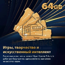 Оперативная память Patriot Viper Xtreme 5 Aurum, DDR5, 32GB (2x16GB), 8000 MHz, CL38, с радиатором, золотистый