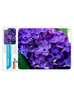 Коврик для мыши Buro BU-M20049 рисунок/сирень