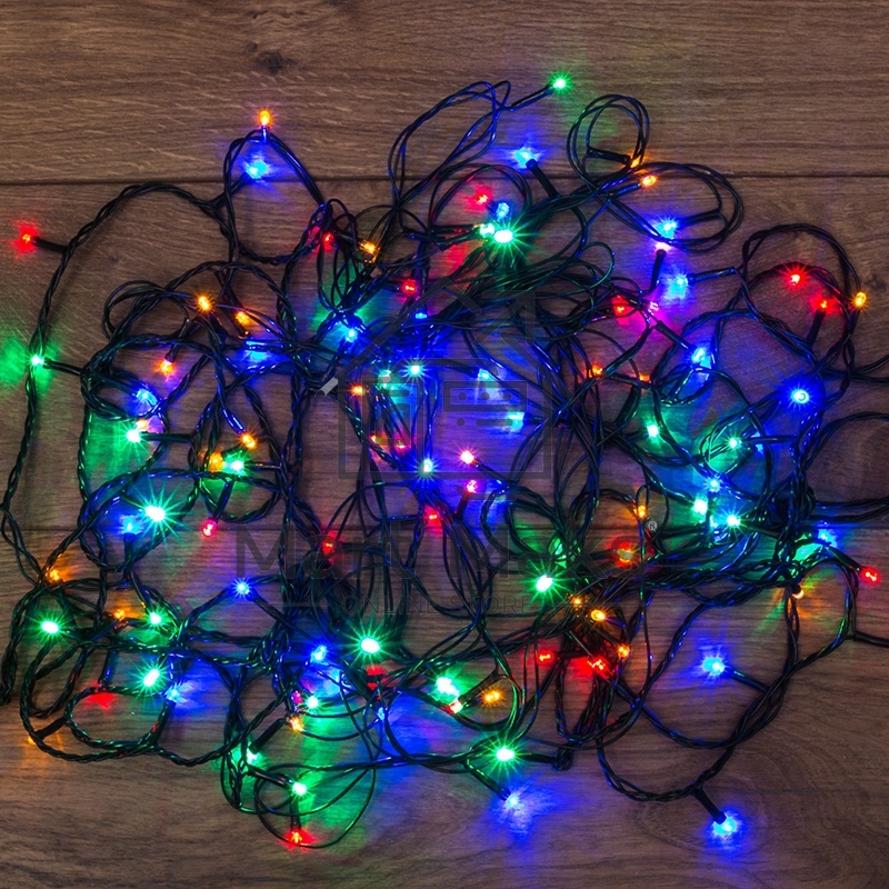 Гирлянда светодиодная универсальная 300 LED МУЛЬТИКОЛОР 15 метров с контроллером
