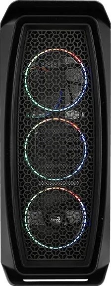 Компьютерный корпус Aerocool / Formula Aero One Eclipse-G-BK-v1 черный без БП ATX 4x120mm 2xUSB3.0 audio
