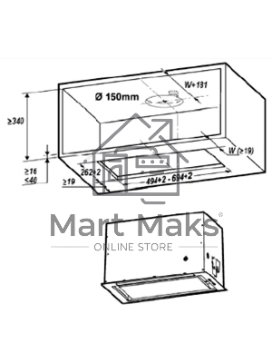 Вытяжка ELICA LANE WH/A/52