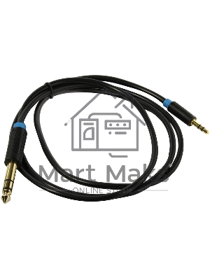 Кабель Vention аудио Jack 6,5 мм M/ 3,5 M - 1 м