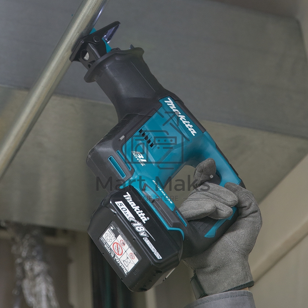 Пила сабельная MAKITA DJR188Z  18В, Li-ion, 0-3000об\м, ход-20мм, рез-255мм