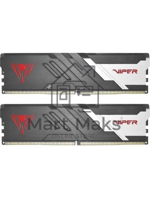 Оперативная память Patriot Viper Venom, DDR5, 32Gb (2x16GB), 5600MHz, CL36, DIMM, с радиатором, черный