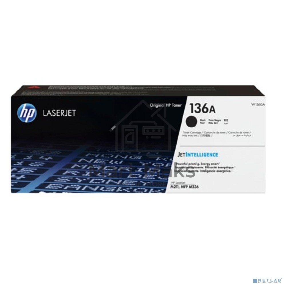 Картридж лазерный HP 136A Black Original LaserJet Toner Cartridge