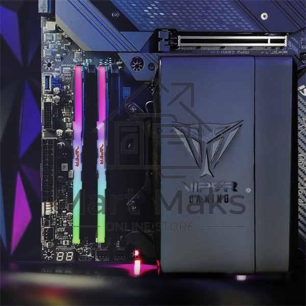 Оперативная память Patriot Viper Venom, DDR5, 32GB (2x16GB), 6000MHz, CL30, DIMM, с радиаторами, RGB, черный