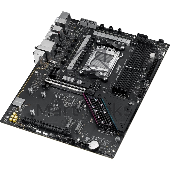 Материнская плата ASUS ROG STRIX B850-F GAMING WIFI, AM5, AMD B850, 4xDDR5, 2xSATA, 4xM.2, 1xPCIe 5.0 x16, 1xPCIe 4.0 x16, 1xPCIe x4, 1xDP, 1xHDMI, 1x2.5Gb LAN, 1xUSB-C 20Gbps, 1xUSB-C 10Gbps, 3xUSB-A 10Gbps, 4xUSB 5Gbps, 4xUSB 2.0, 3x3.5 мм, 7.1, ATX
