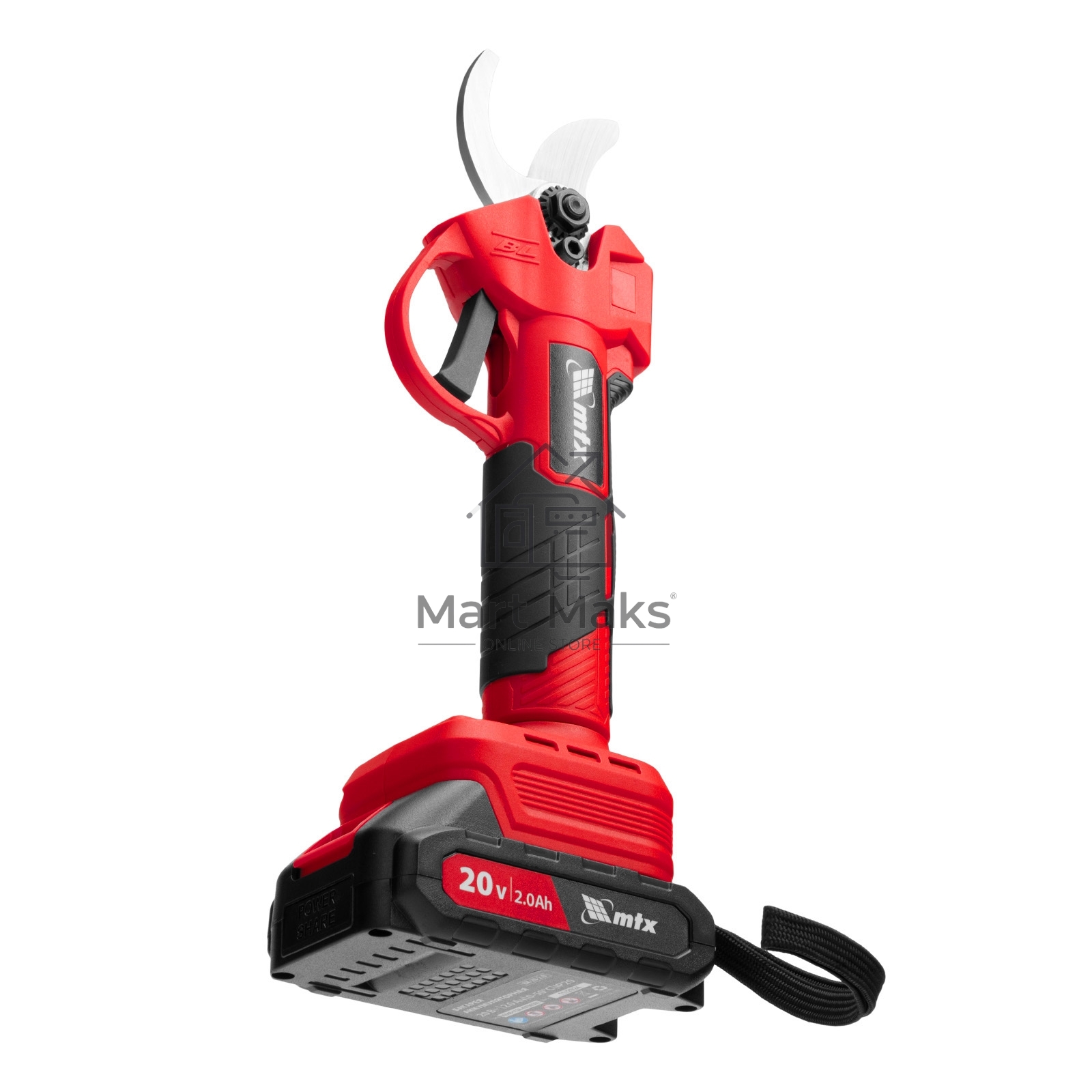 Секатор аккумуляторный, бесщет., BP-25, Li-Ion, 20 В  MTX