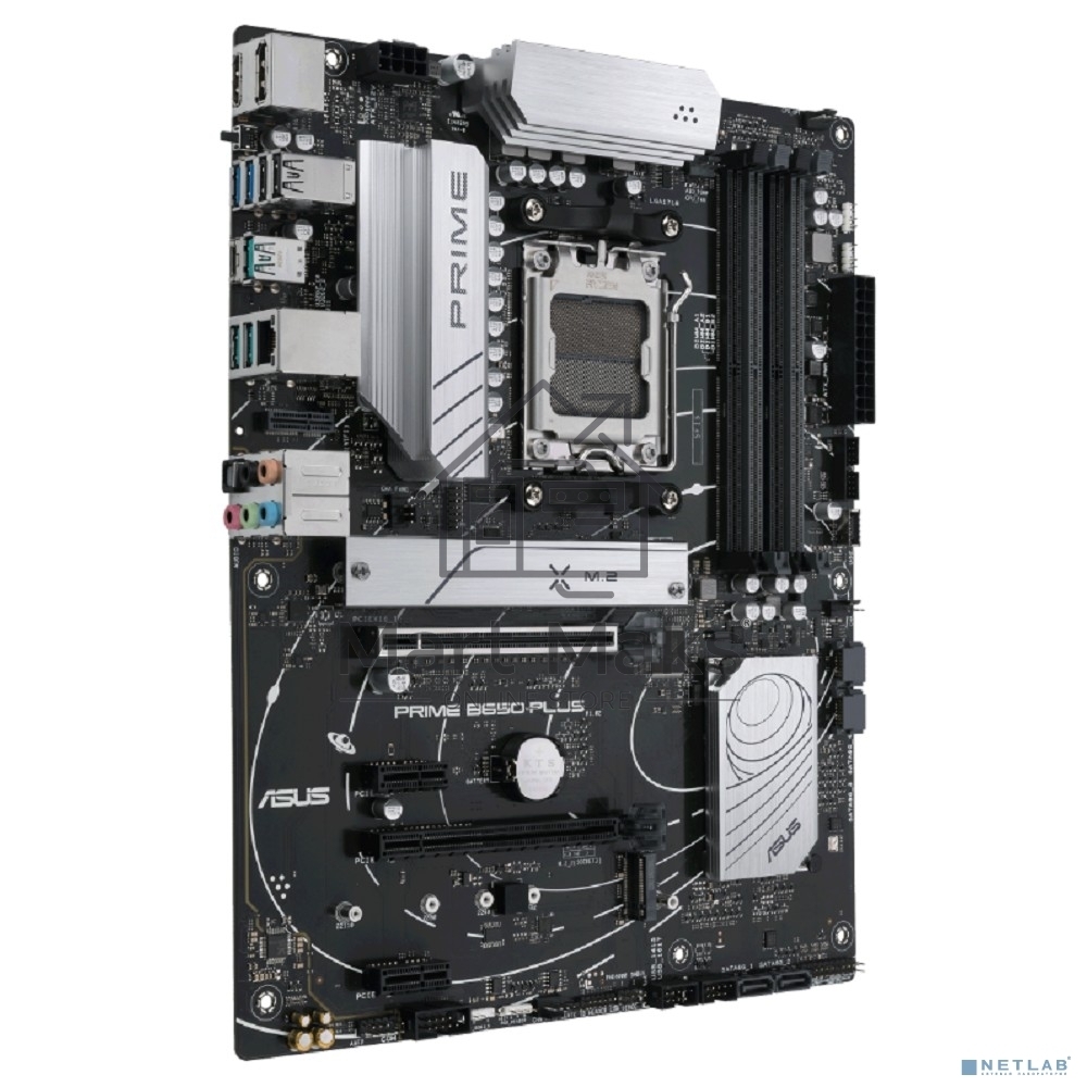 Материнская плата ASUS PRIME B650-PLUS-CSM, AM5, AMD B650, 4xDDR5, 4xSATA, 2xM.2, 1xPCIe 4.0 x16, 2xPCIe 4.0 x1, 1xDP, 1xHDMI, 1x2.5Gb LAN, 4xUSB-A 10Gbps, 2xUSB-A 5Gbps, 2xUSB-A 2.0, 5x3.5 мм, 7.1, ATX