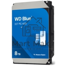 Жесткий диск WD SATA-III 8Tb WD80EAAZ Desktop Blue (5640rpm) 256Mb 3.5