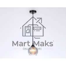 Светильник Ambrella light TR3539 BK/SM/FR черный/дымчатый/белый матовый E27 max 40W D130*800