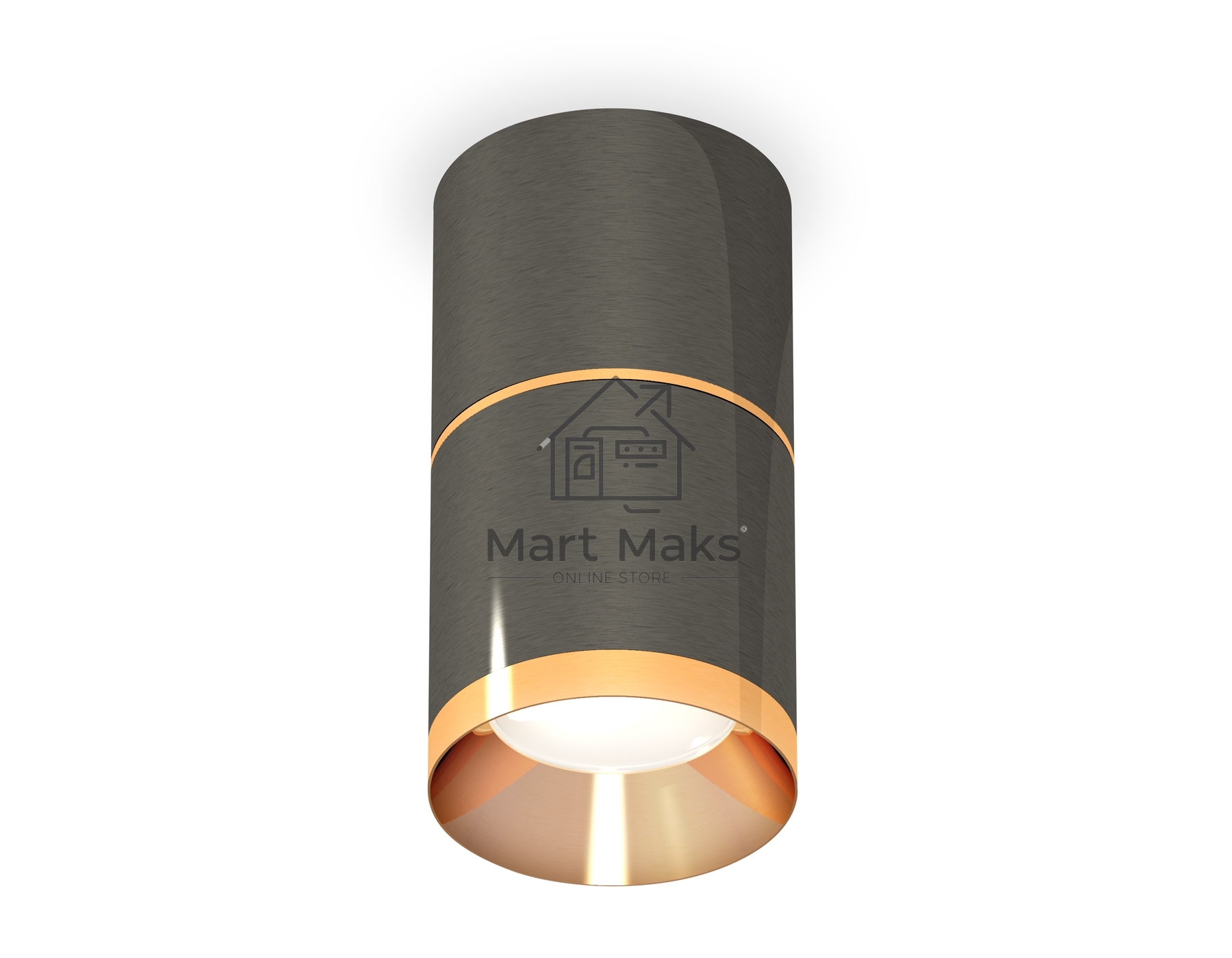 Светильник Ambrella Light XS7403081 DCH/PYG черный хром/золото желтое полированное MR16 GU5.3 (C7403, A2072, C7403, N7034)