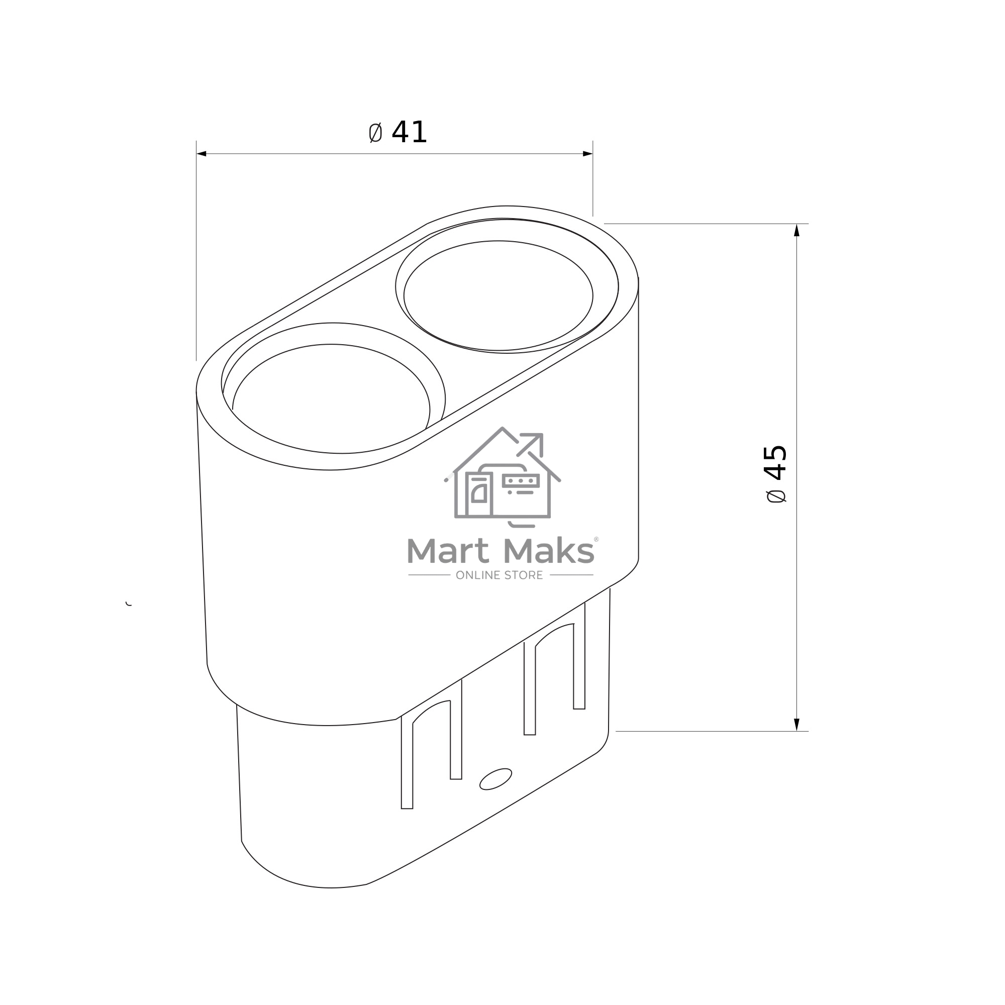 Трековый светильник Slim Magnetic M02 4W 4200K Smally (черный) 85510/01