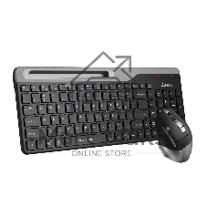 Комплект клавиатура+мышь A4Tech FStyler FB2535C беспроводной, USB + Bluetooth, 2000 DPI, черный