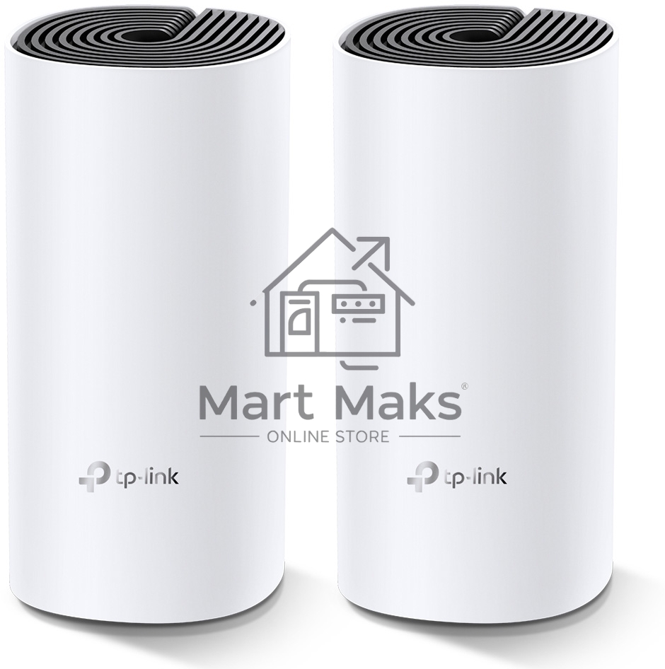 Роутер беспроводной TP-Link DECO M4 (DECO M4(2-PACK)) AC1200 10/100/1000BASE-TX (упак.:2шт)