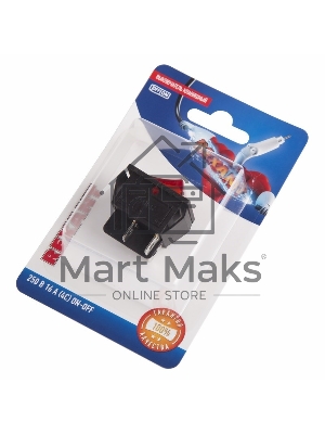 Выключатель клавишный Rexant 250V 16А (4с) ON-OFF красный с подсветкой (RWB-502, SC-767, IRS-201-1) (в упак. 1 шт.)