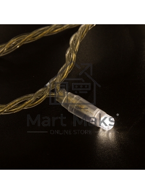 Гирлянда Neon-night Нить 10м, постоянное свечение, прозрачный ПВХ, 230В, теплый белый