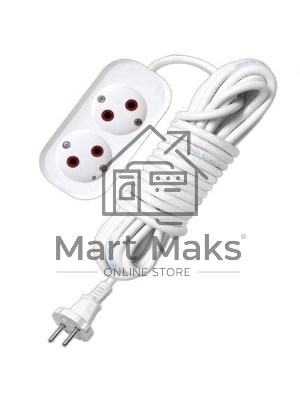 Удлинитель 2х7м без заземл. 6А IP20 У6-011М ПВС 2х0.75 UNIVersal 011М-07