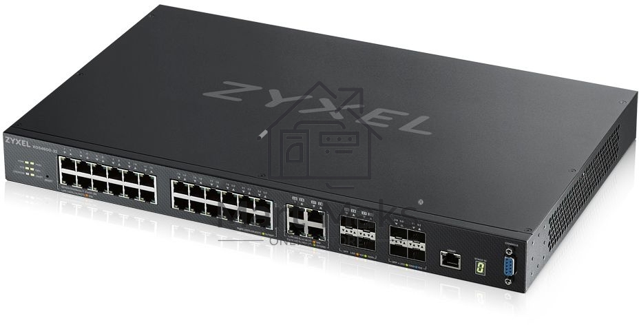 Коммутатор ZYXEL ZYXEL XGS4600-32 L3 Managed Switch, 28 port Gig and 4x 10G SFP+, stackable, dual PSU