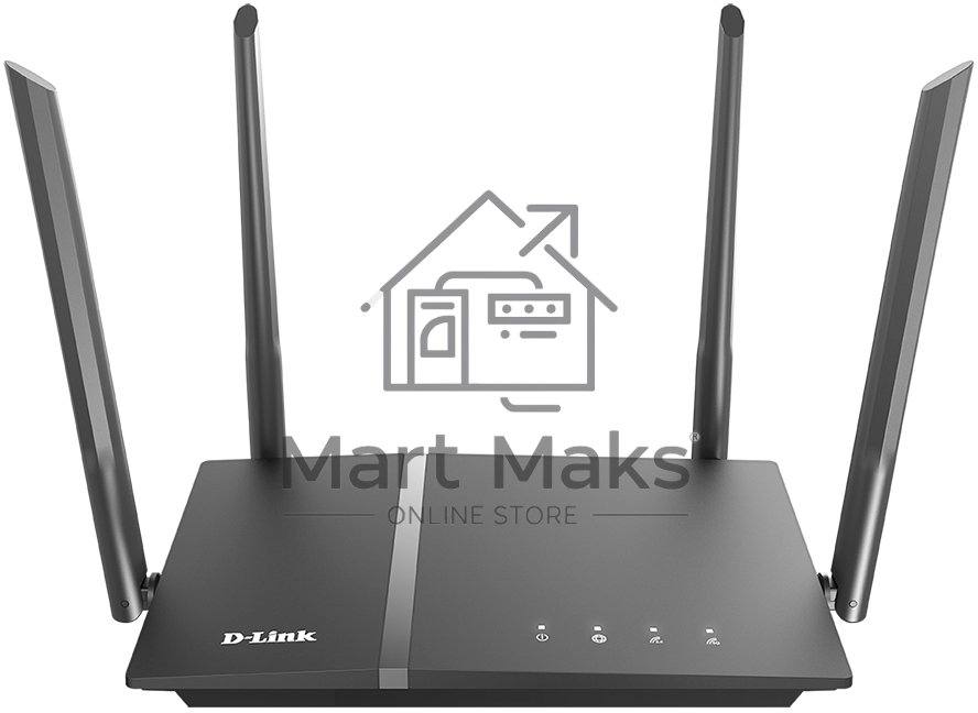 Роутер D-Link DIR-1260/RU/R1A, Wireless AC1200 2x2 MU-MIMO Dual-band Gigabit Router with 1 10/100/1000Base-T WAN port, 4 10/100/1000Base-T LAN ports and 1 USB port.802.11b/g/n/ac compatible, up to 300 Mbps