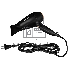 Фен Hyundai H-HD0767 черный, 2000 Вт, ионизация