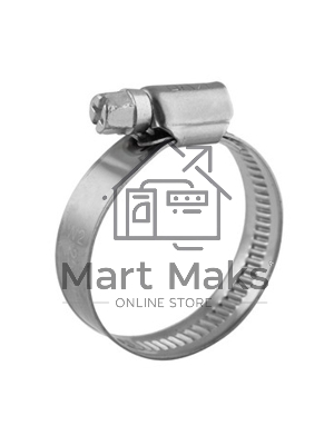 Хомут червячный Rexant 90-110/12-0,8мм, нержавеющая сталь W2, (10 шт/уп)