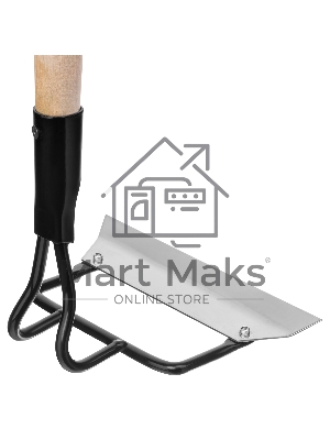 Мотыга Сибртех из нержавеющей стали 200x50 мм с черенком