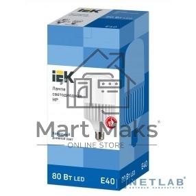 Лампа светодиодная IEK LLE-HP-80-230-65-E40 HP 80Вт 230В 6500К E40