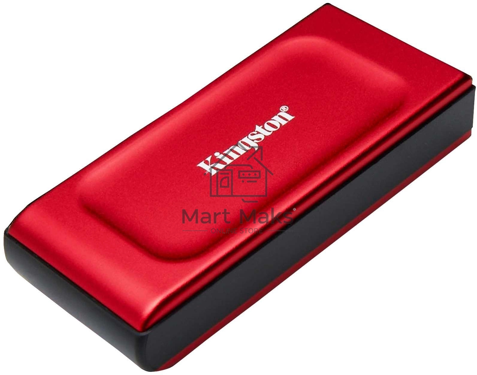 Твердотельный накопитель Kingston External SSD XS1000, 1000GB, Type-C/A, USB 3.2 Gen 2, R/W 1050/1000MB/s, 70x33x14mm, 29g., Red (5 лет)
