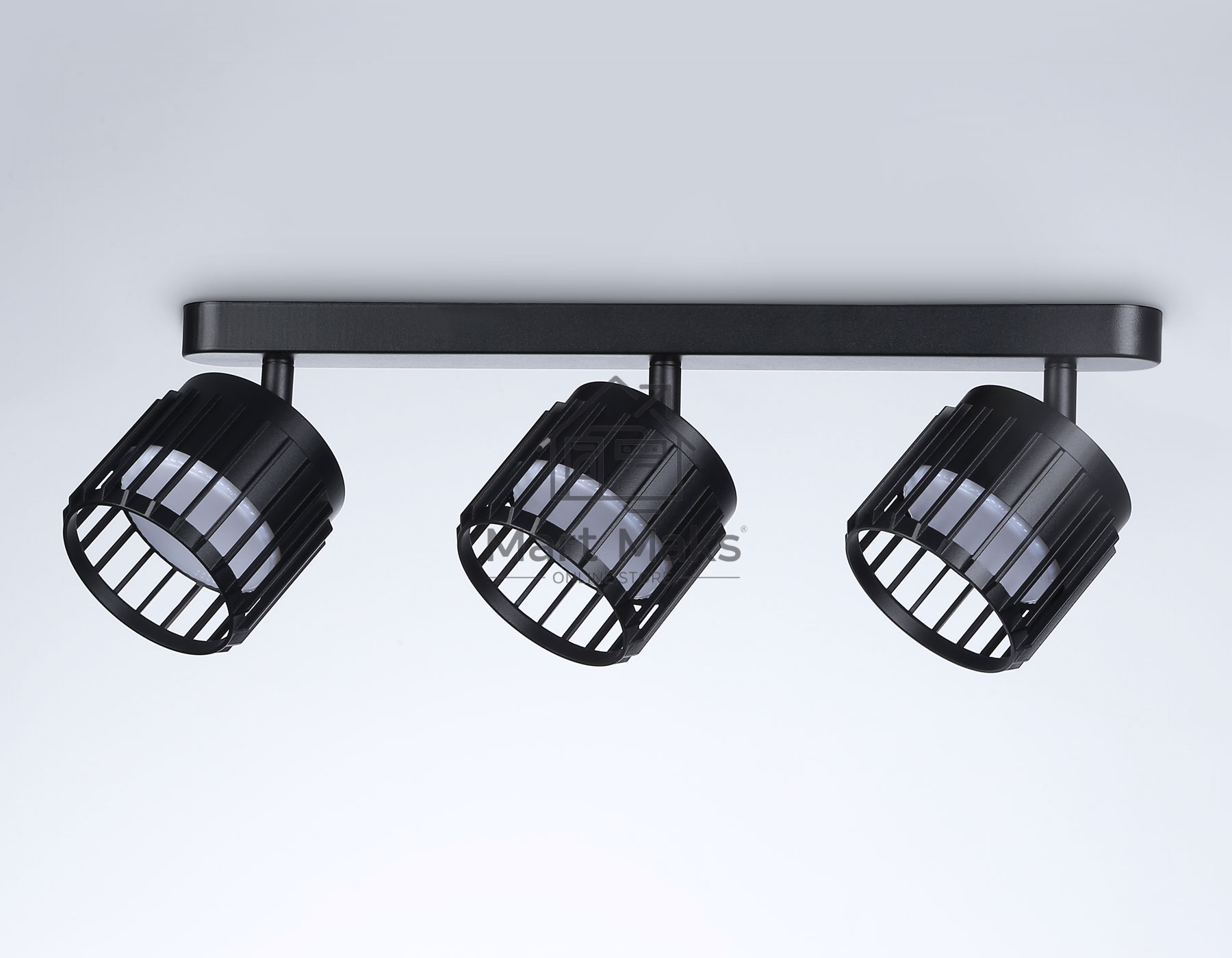 Светильник Ambrella light TN71168/3 BK черный GX53/3 400*100*125