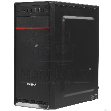 Компьютерный корпус Digma DCC-MD302 черный без БП ATX 1x80мм 3x120мм 2xUSB 2.0 2xUSB 3.0 audio