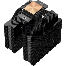 Кулер для процессора PCCooler RT620 BK (250W, 4-pin PWM, 157mm, Al/Cu, 6x6mm, 2x120mm, 73.32CFM, 34.9dBA, 2200RPM, S: 1851/1700/1200/115X, AM5/AM4, black)