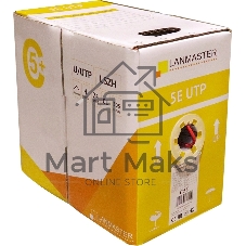 Кабель LANMASTER патч-кордовый UTP, 4x2, сat.5e, 350Mhz, LSZH, красный, 305 м