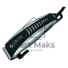 Машинка для стрижки Centek CT-2123 (черный/серебро) 10Вт, стальные лезвия, прорезиненный корпус