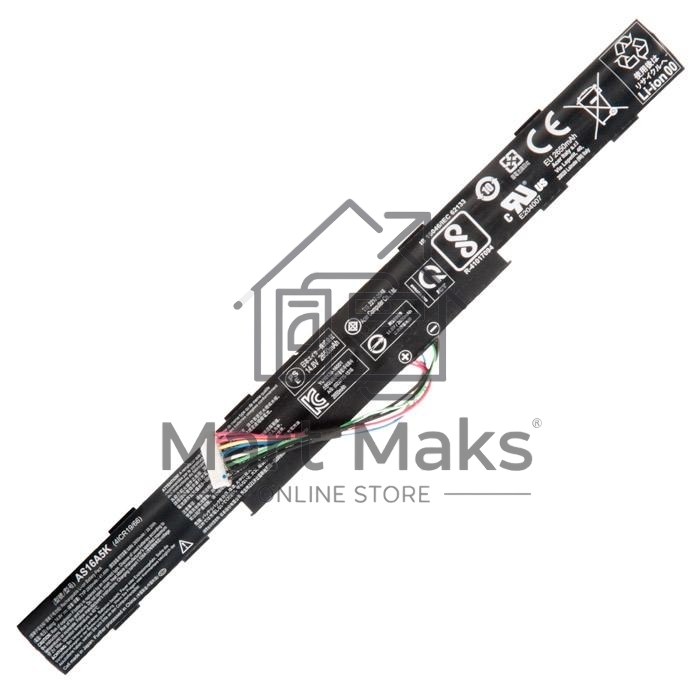 Аккумулятор для ноутбука Acer E15, E5-575G, E5-575G-53VG, E5-575G-58UJ, E5-575G-59EE, E5-575G-76YK, 14.8V, 41.4Wh