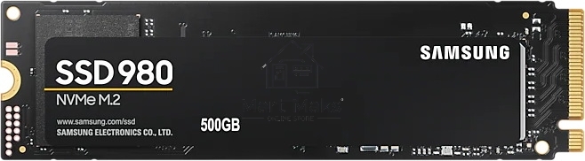 Накопитель SSD Samsung 980 MZ-V8V500BW, 500Gb, PCIe 3.0 x4, M.2 2280, NVMe, R/W 3100/2600