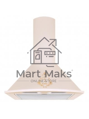 Вытяжка каминная Gefest ВО 1604 К54 бежевый, 60 см, 1000 куб. м/ч, 78 дБ