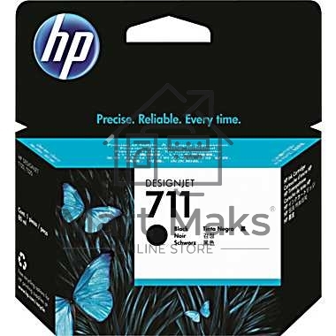Картридж струйный HP №711 CZ133A черный для HP DJ T120/T520 (80мл)