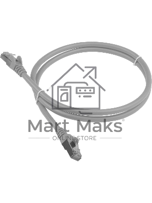 Патч-корд LANMASTER LSZH FTP кат.6, 2.0 м, серый