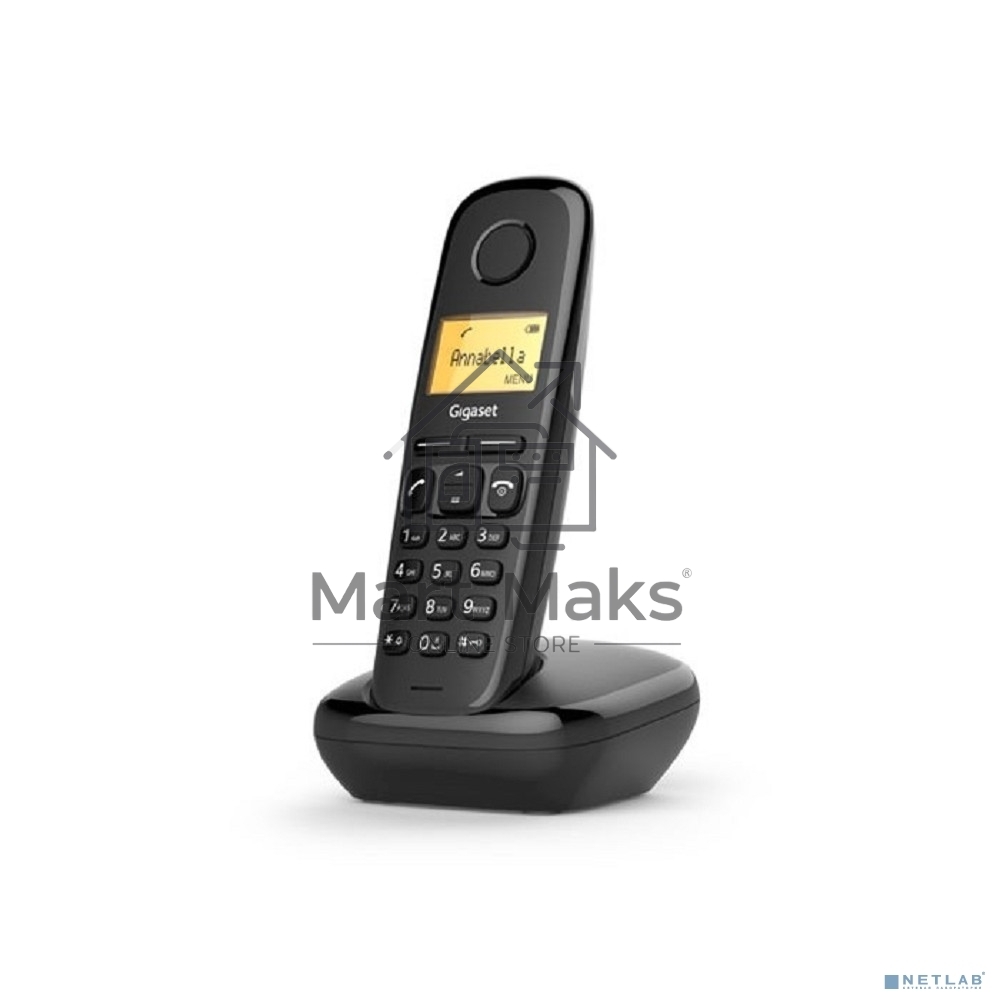 Радиотелефон Dect Gigaset A170 SYS RUS черный АОН