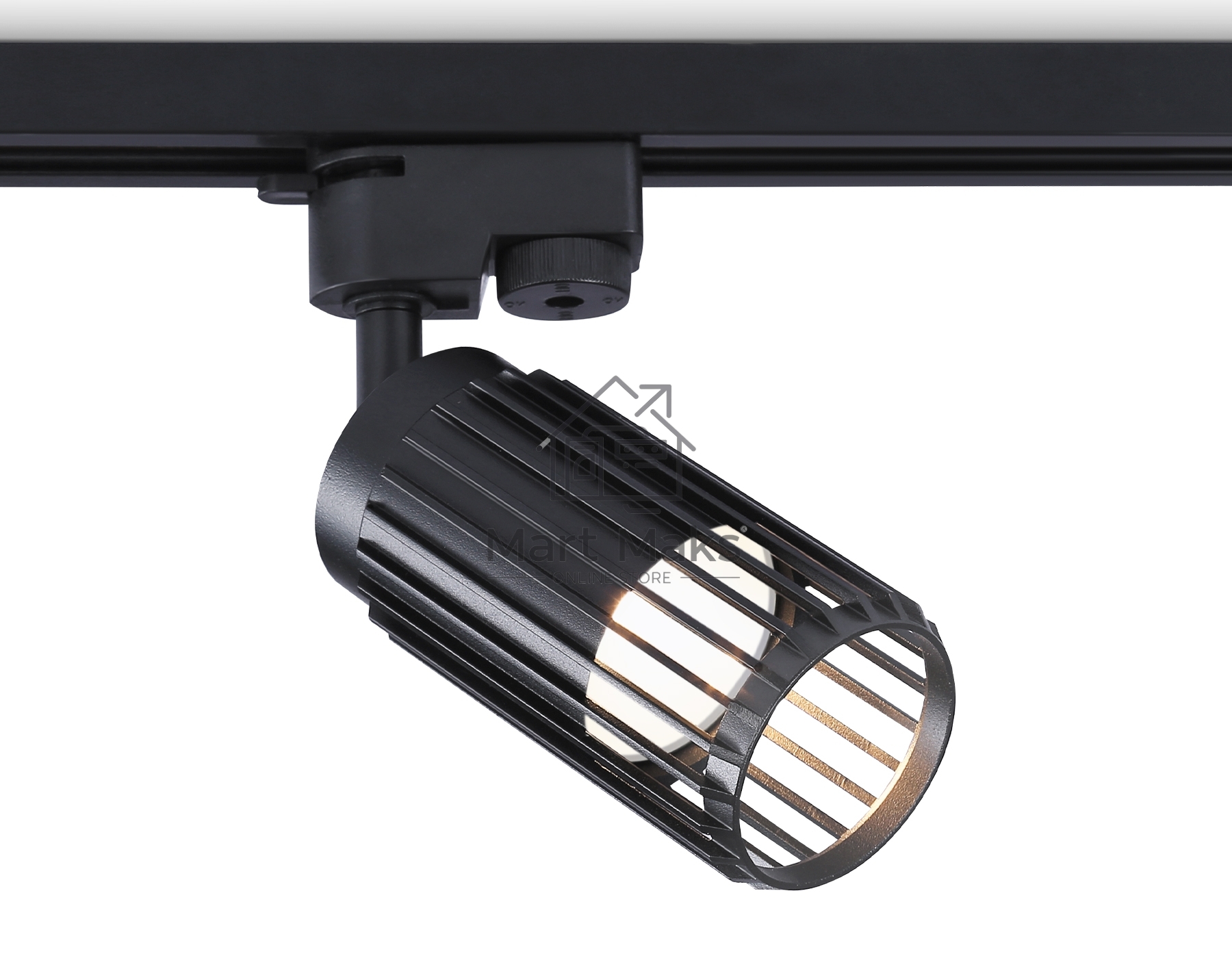 Трековый однофазный светильник Ambrella light GL5158 BK черный GU10 D60*120