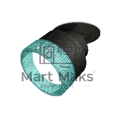 Светильник Ambrella Light XM8102543 SBK/BL черный песок/голубой GX53 (A2242, A2106, C8102, N8488)