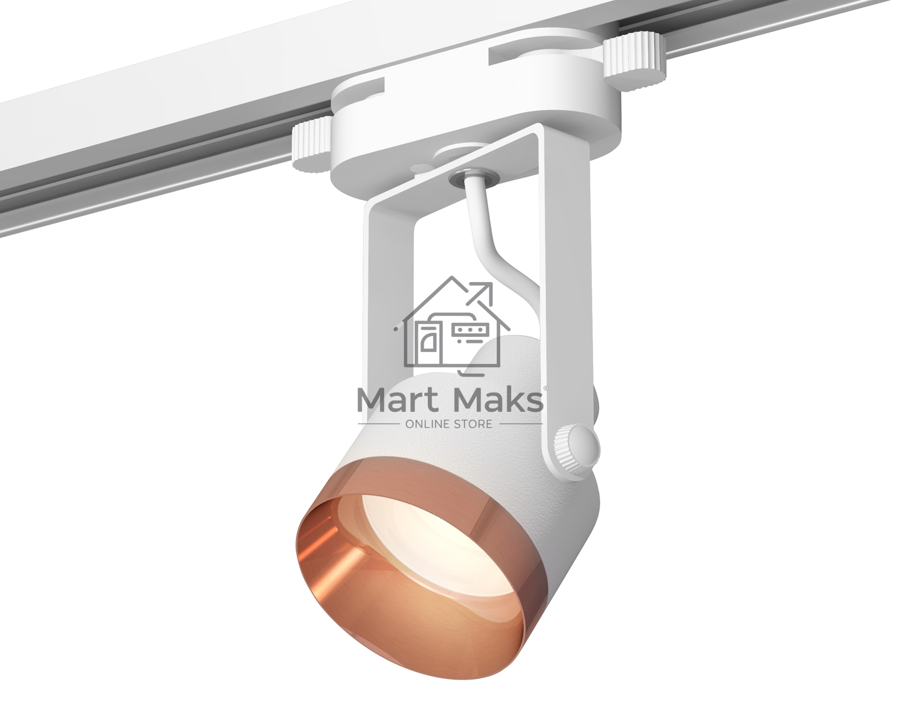 Светильник Ambrella light XT6601045 WH/PPG белый/золото розовое полированное MR16 GU10 (C6601, N6135)