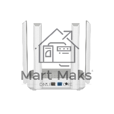 Маршрутизатор Netcraze Challenger Мультигигабитный интернет-центр с Mesh Wi-Fi 6 AX3000, 2 портами 2.5 Gigabit Ethernet и переключателем режима роутер/ретранслятор