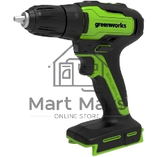 Дрель-шуруповерт Greenworks GD24DD35K2, 20 В, 2 Ач, 35 Нм, бесщеточный