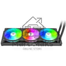Система водяного охлаждения Thermaltake TH360-S V3 ARGB Soc-AM5/AM4/1200/1700/1851 черный 4-pin 37.8dB Al LCD 365W Ret (CL-W470-PL12SW-A)