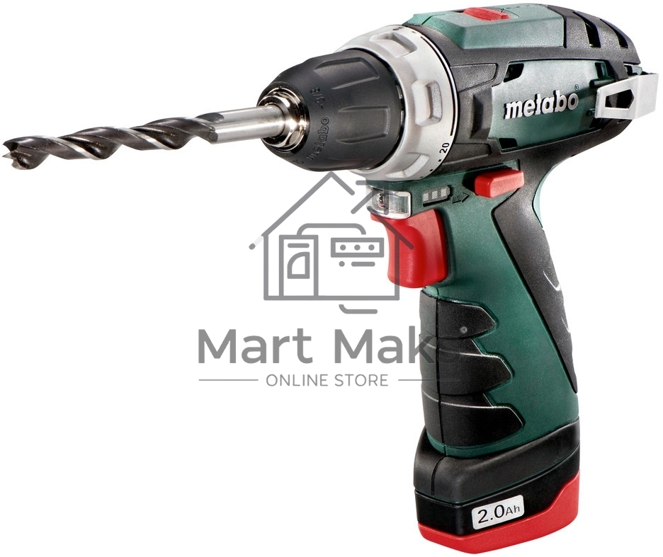 Аккум.дрель METABO PowerMaxx BS (600079550)2х2Ач в сумке
