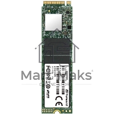 Накопитель SSD 256GB Transcend MTE110S, 3D TLC NAND, M.2 2280,PCIe Gen3x4, DRAM-less
