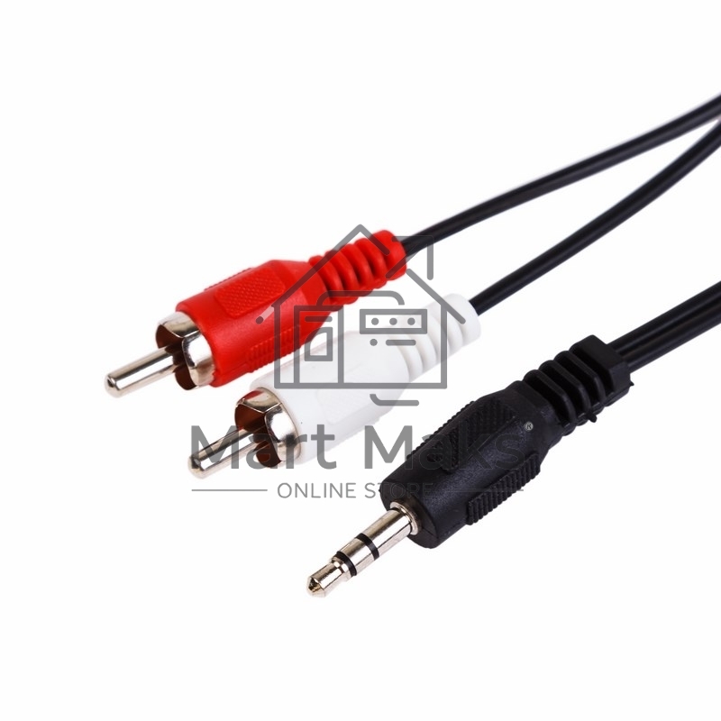 Шнур СМАРТКИП Стерео 3,5 мм - 2 RCA, 1.2 м (10 шт./уп.)