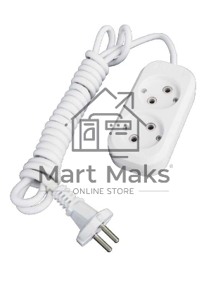 Удлинитель 2х7м без заземл. 10А IP20 Е-202 АБС-пл. ПВС 2х0.75 UNIVersal 9631962